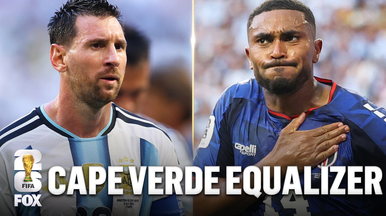 Cape Verde LEVELS score vs Argentina 🚨 Deroy Duarte finds equalizer in second half