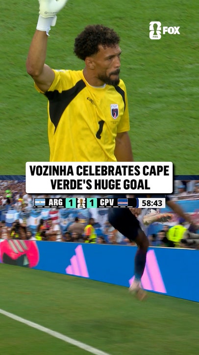 The legendary Vozinha LOVED that Cape Verde equalizer against Argentina 🇨🇻