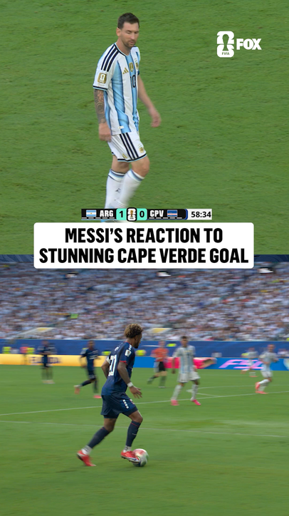Messi is STUNNED as Cape Verde finds the equalizer 🇨🇻