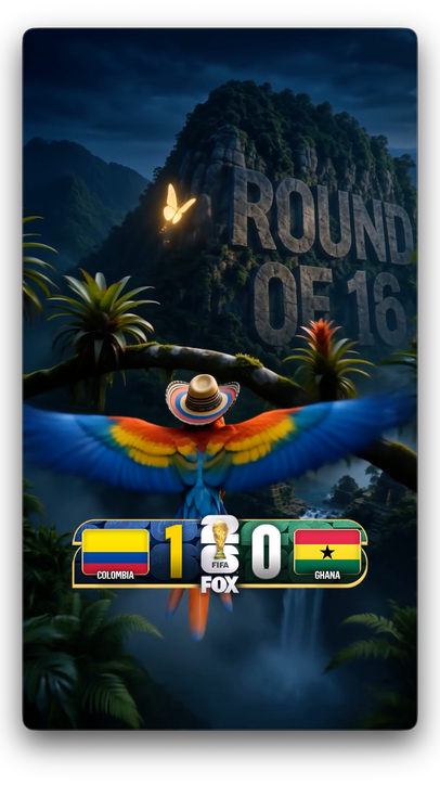 Colombia flies into the Round of 16 🇨🇴