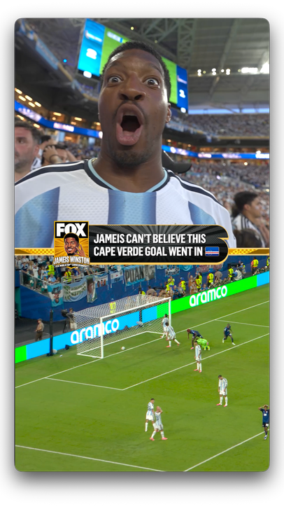 Jameis was all of us watching Cape Verde vs Argentina 🤯 #JameisOnFOX | @Jaboowins Sponsored by @cocacola #cocacola
