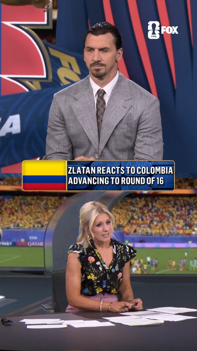 Zlatan gives his thoughts on Colombia defeating Ghana and advancing to the Round of 16 🇨🇴