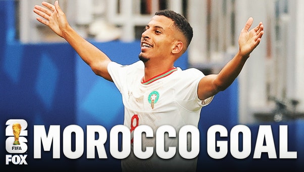 Morocco's Azzedine Ounahi scores goal on set piece, taking lead vs Canada | 2026 FIFA World Cup™