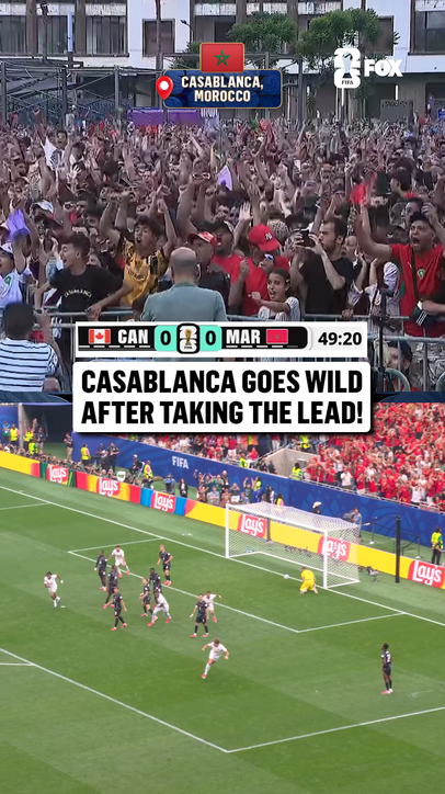 Great scenes back home in Casablanca as Morocco takes the lead