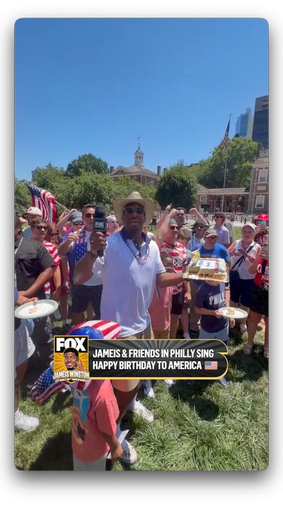 Happy Birthday America! 🇺🇸 🦅 #JameisOnFOX | @Jaboowins  Sponsored by @cocacola #cocacola