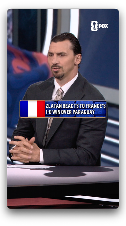 @zlatan speaks on the composed performance France displayed against Paraguay