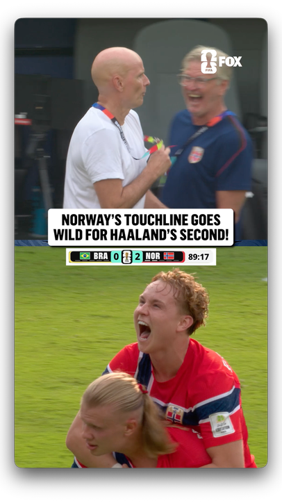 Ståle Solbakken was HYPE for Haaland's second