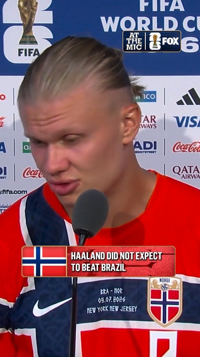 Haaland is still processing his brace to push Norway past Brazil