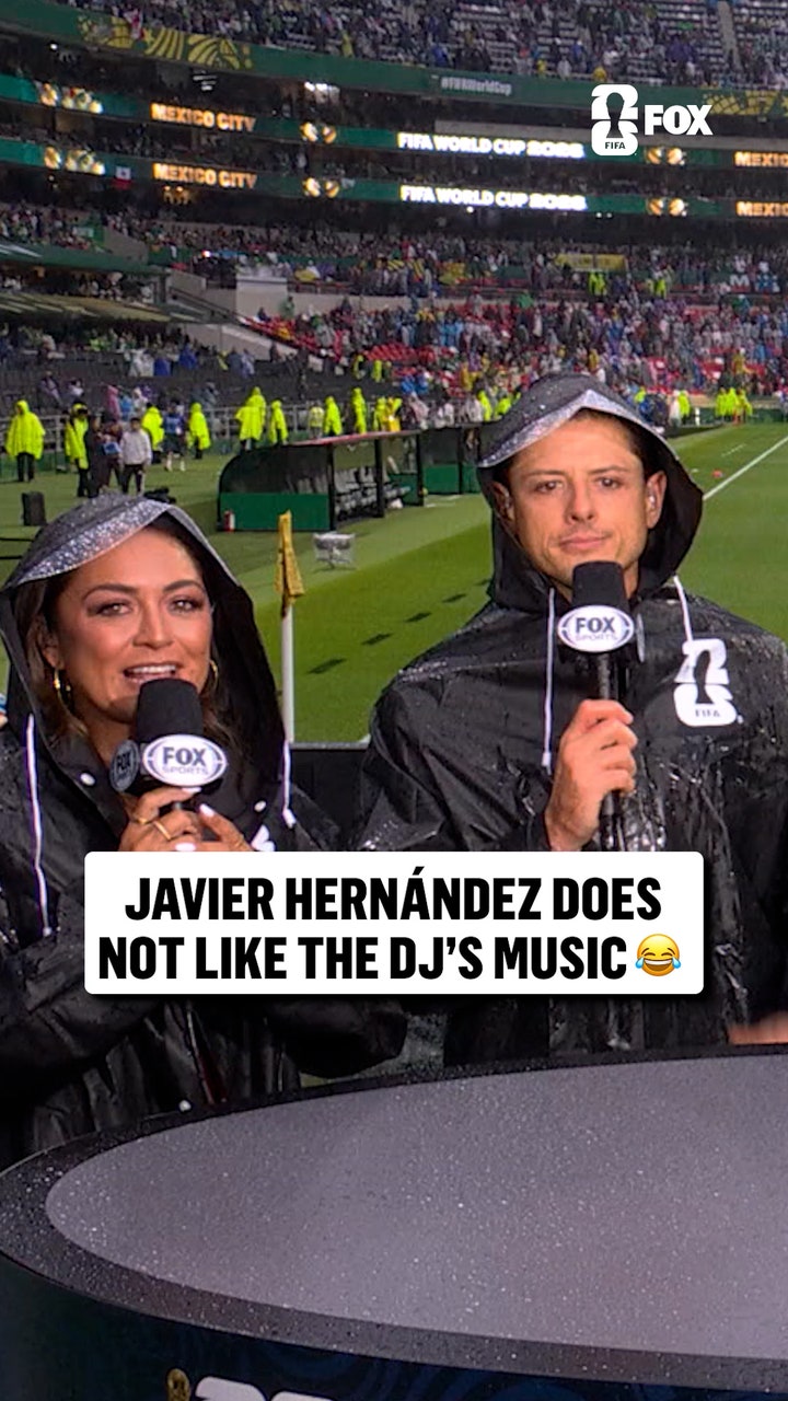 Javier Hernández was surprised that the DJ at Mexico City Stadium