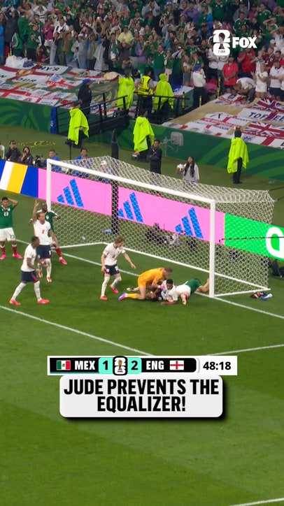 A BRILLIANT goal-saving clearance from Jude Bellingham 😱