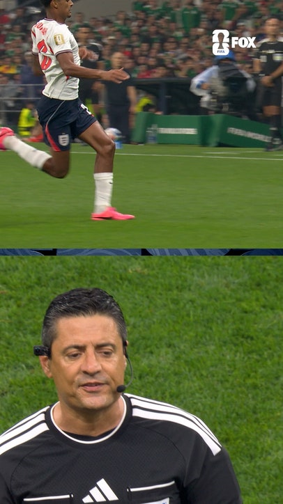 The moment the referee showed Jarell Quansah a red card