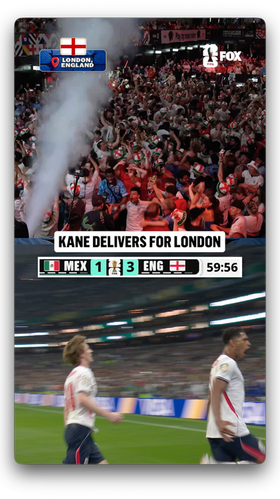 Kane's goal sends London into MAYHEM