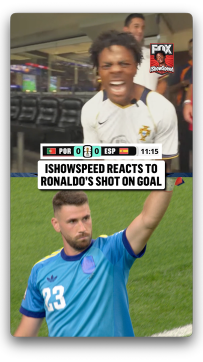 @ishowspeedsui thought he was gonna see another Ronaldo FIFA World Cup goal 🇵🇹  