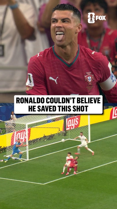Ronaldo thought he had scored his second-ever Knockout Stage goal 🇵🇹