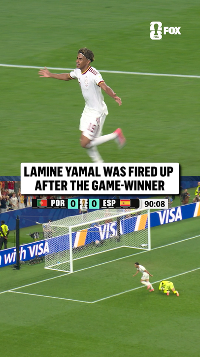 LOOK WHAT THE GOAL MEANS TO LAMINE YAMAL