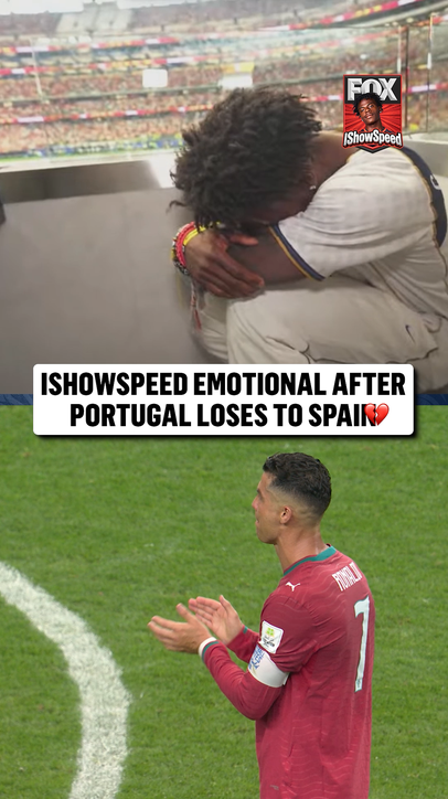 A heartbreaking moment for @ishowspeedsui 🇵🇹