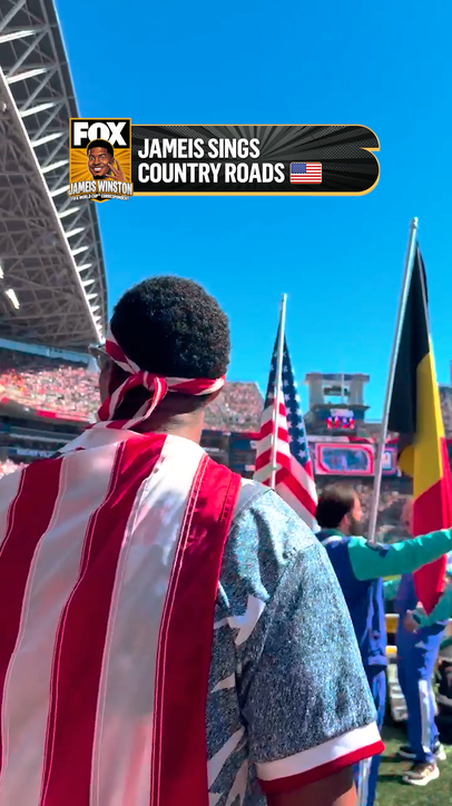 Country Roads is somehow even better with Jameis singing it 🇺🇸