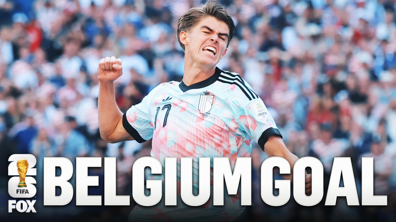 Belgium's Charles De Ketelaere scores goal to take lead vs United States