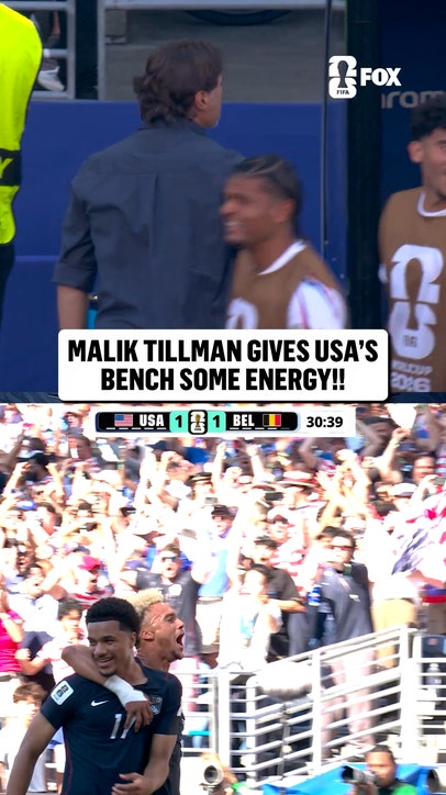 Malik Tillman brought the USMNT bench to its feet