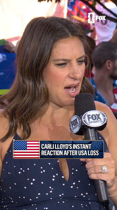 Carli Lloyd shares her thoughts on USA's loss in the Round of 16