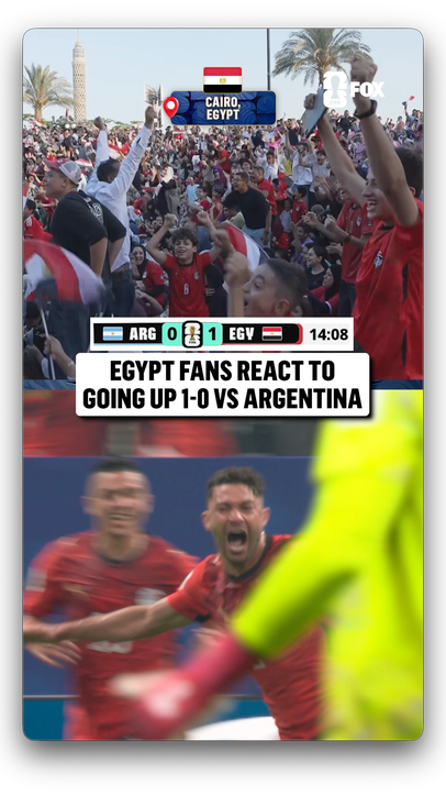 Cairo LOVED that first goal from Egypt 🇪🇬