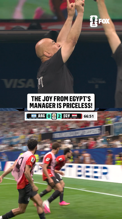 Look what Egypt's second goal means to Hossam Hassan 🇪🇬