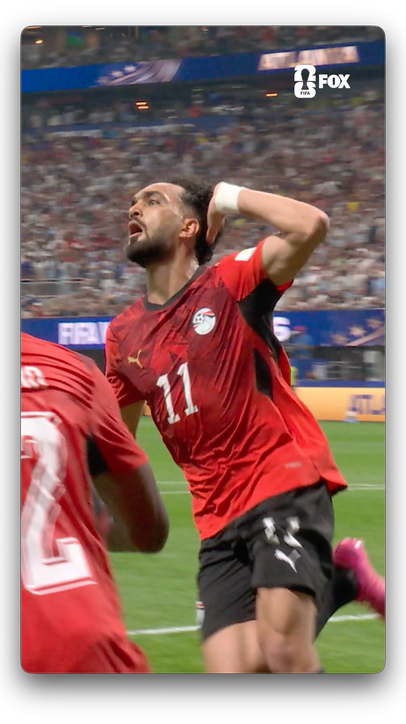 A beautiful connection to set up Egypt's second goal 🇪🇬