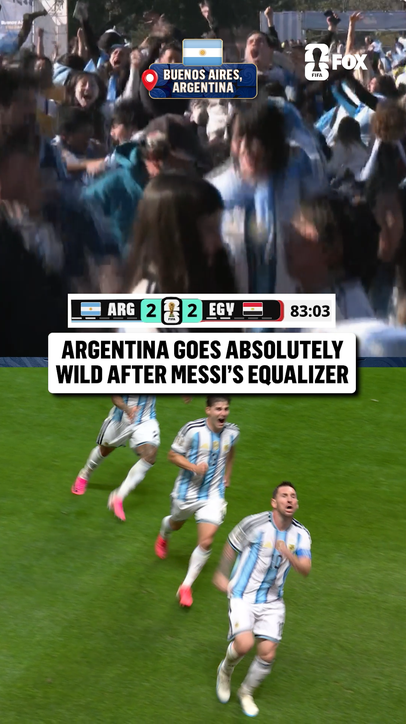 Argentina fans go WILD 👏