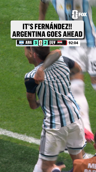 INCREDIBLE! ARGENTINA TAKES THE LEAD IN STOPPAGE TIME 🇦🇷
