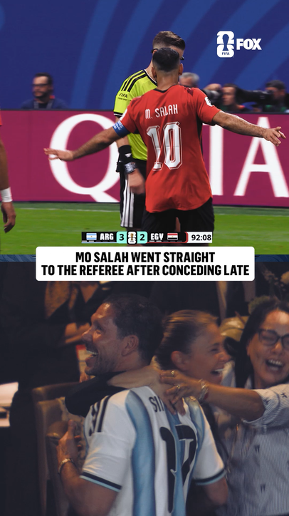 Mo Salah could not believe this late goal