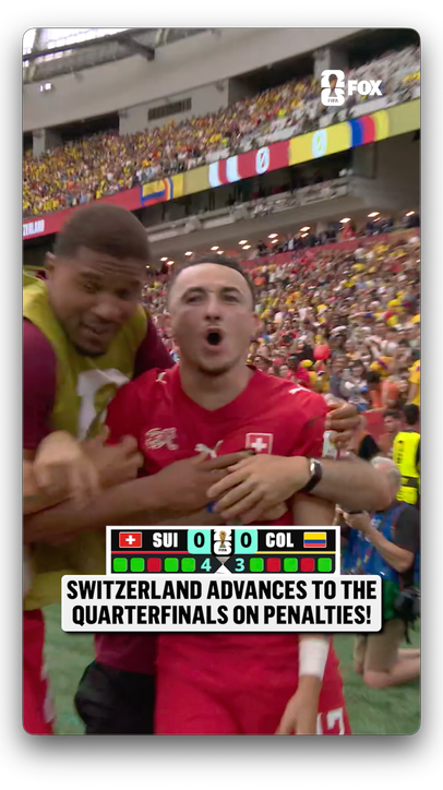 SWITZERLAND WINS IN PENS! RUBÉN VARGAS IS THE HERO!