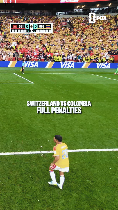 Every penalty in Switzerland's Round of 16 win against Colombia 🎯
