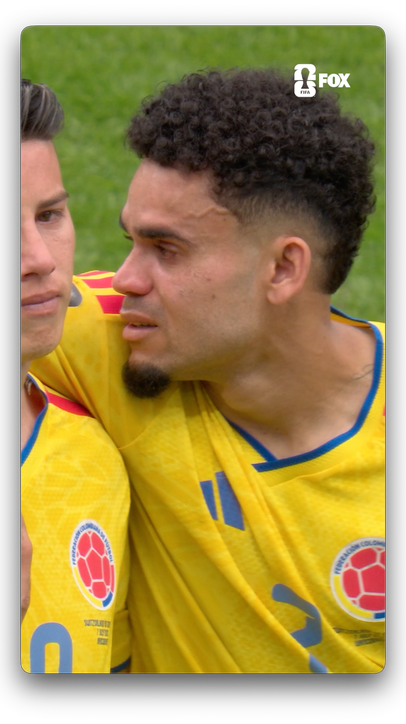 Luis Díaz was visibly emotional after falling to Switzerland in the Round of 16 💛