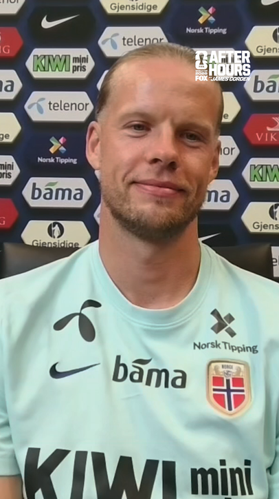James hopes Norway enjoyed his Edible Arrangement. In unrelated news, the entire squad is sick.
