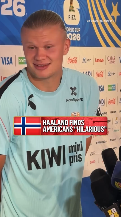Safe to say Erling Haaland has enjoyed his time in America