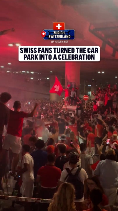 A Round of 16 win started a Switzerland PARTY 🇨🇭