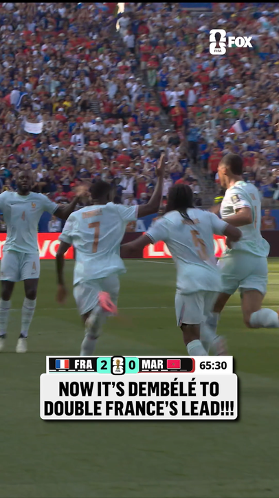DEMBÉLÉ HAS HIS 5TH GOAL OF THE TOURNAMENT AND FRANCE DOUBLES ITS ADVANTAGE 🔥