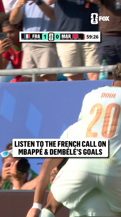 The French call on both of France's goals was 🔥