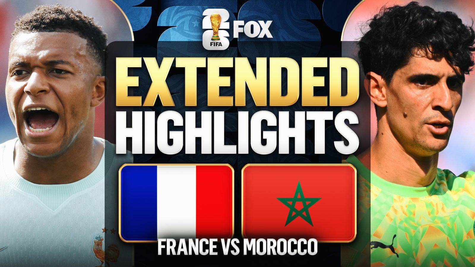 Destaques estendidos França x Marrocos 🌎🏆 Copa do Mundo FIFA 2026™ | Quartas de final