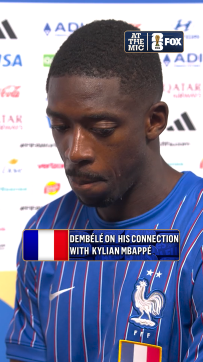 Ousmane Dembélé spoke with our Jenny Taft on what it means to play alongside French captain Kylian Mbappé 🇫🇷