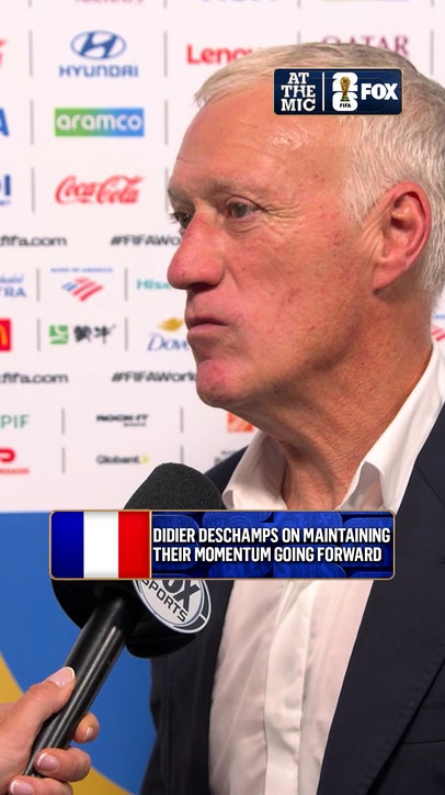 Jenny Taft asked France manager Didier Deschamps how the squad can carry their momentum into the Semifinals 🇫🇷