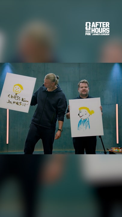 James and Erling have a portrait contest, and somehow they both lose.