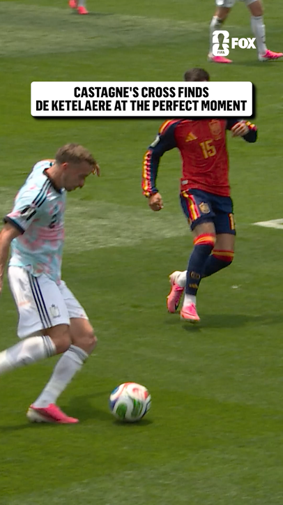 What a goal from Castagne to De Ketelaere for Belgium 🇧🇪