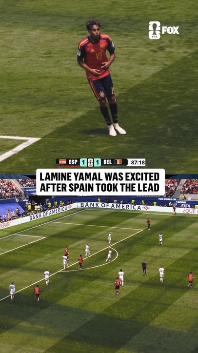 Lamine Yamal's reaction to the goal that sealed Spain's spot in the Semifinals 🇪🇸