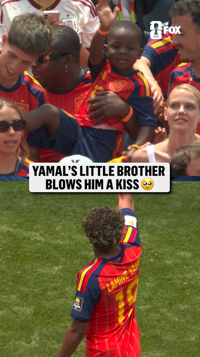 Keyne Yamal is excited to watch his big brother in the semifinals ❤️🥹