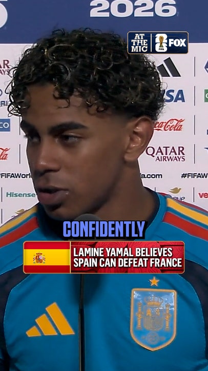 Lamine Yamal is feeling confident going into Spain's matchup against France