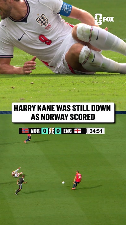 Harry Kane was hoping for a foul to be called in the lead up to Norway's goal