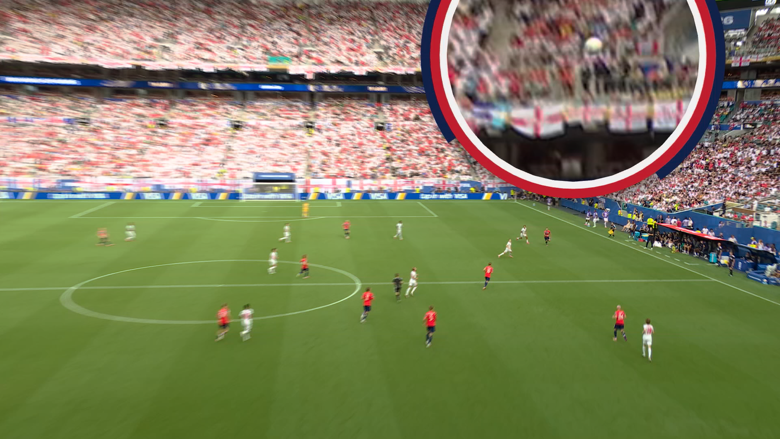 England scores goal off Norway’s goal kick that defects off cable of cable camera | 2026 FIFA World Cup™