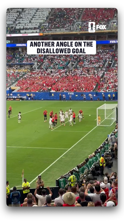 Another look at Norway's disallowed goal which would have given them the lead