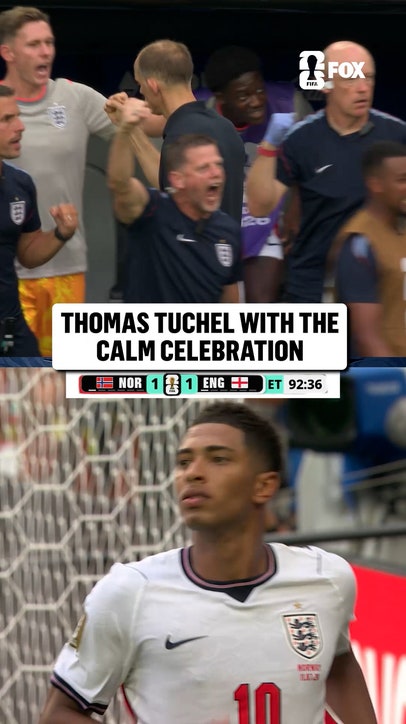 Thomas Tuchel was cool, calm, and collected after England's go ahead goal